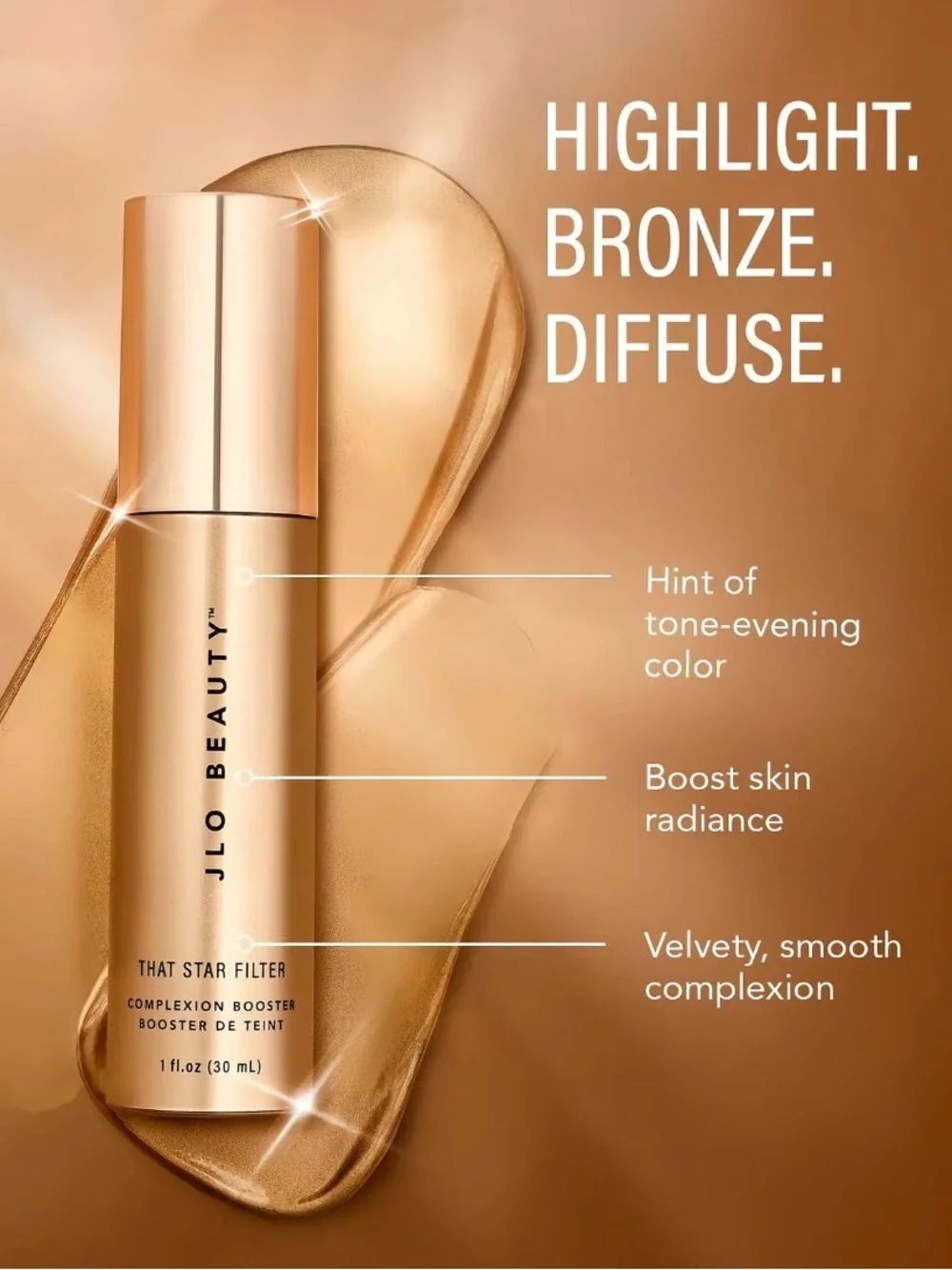 JLo Body Radiance Moisturizer — Rose Gold Hydrating Body Cream